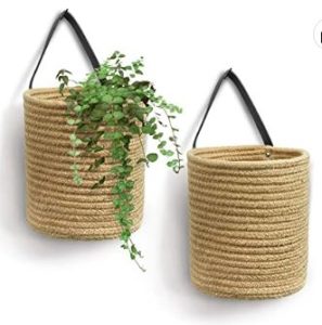 Goodpick 2pack Jute Hanging Basket